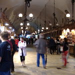 The market in the center of the market square. It was like a flea market.
