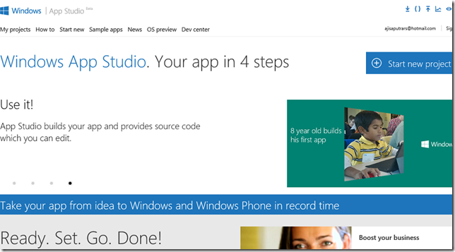Windows App Studio: Membuat Aplikasi Windows dan Windows Phone dengan mudah. Windows App Studio: Membuat Aplikasi Windows dan Windows Phone dengan mudah.