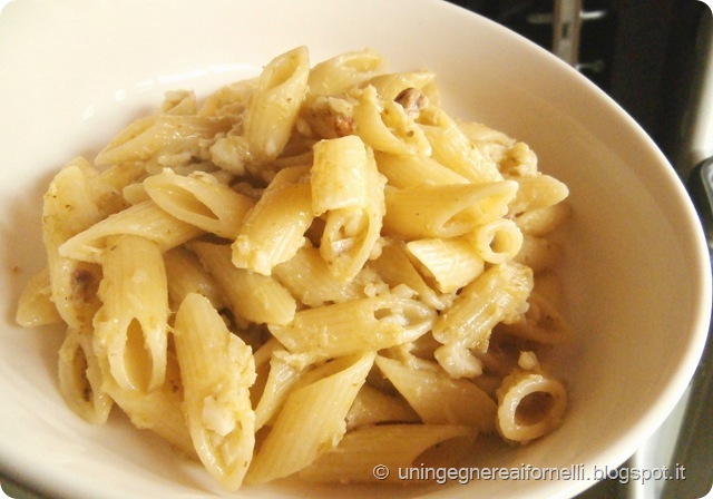 pasta merluzzo pesto genovese penne pasta merluzzo pesto genovese penne