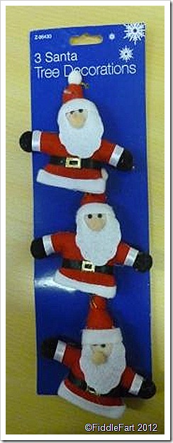 Poundworld Xmas Santas