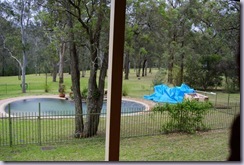 And then the WIND!!! Blew the pool cover right off!! And then the WIND!!! Blew the pool cover right off!!