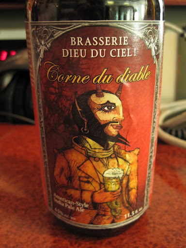 American-style IPA from Montreal - paired well with cheese.