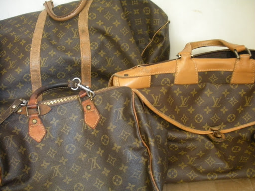 The second hand Louis Vuitton luggage was in great shape.