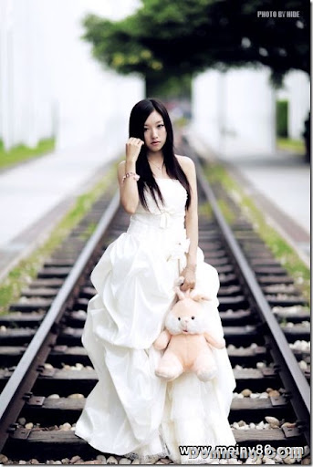 美女Gina中山之婚纱图片
