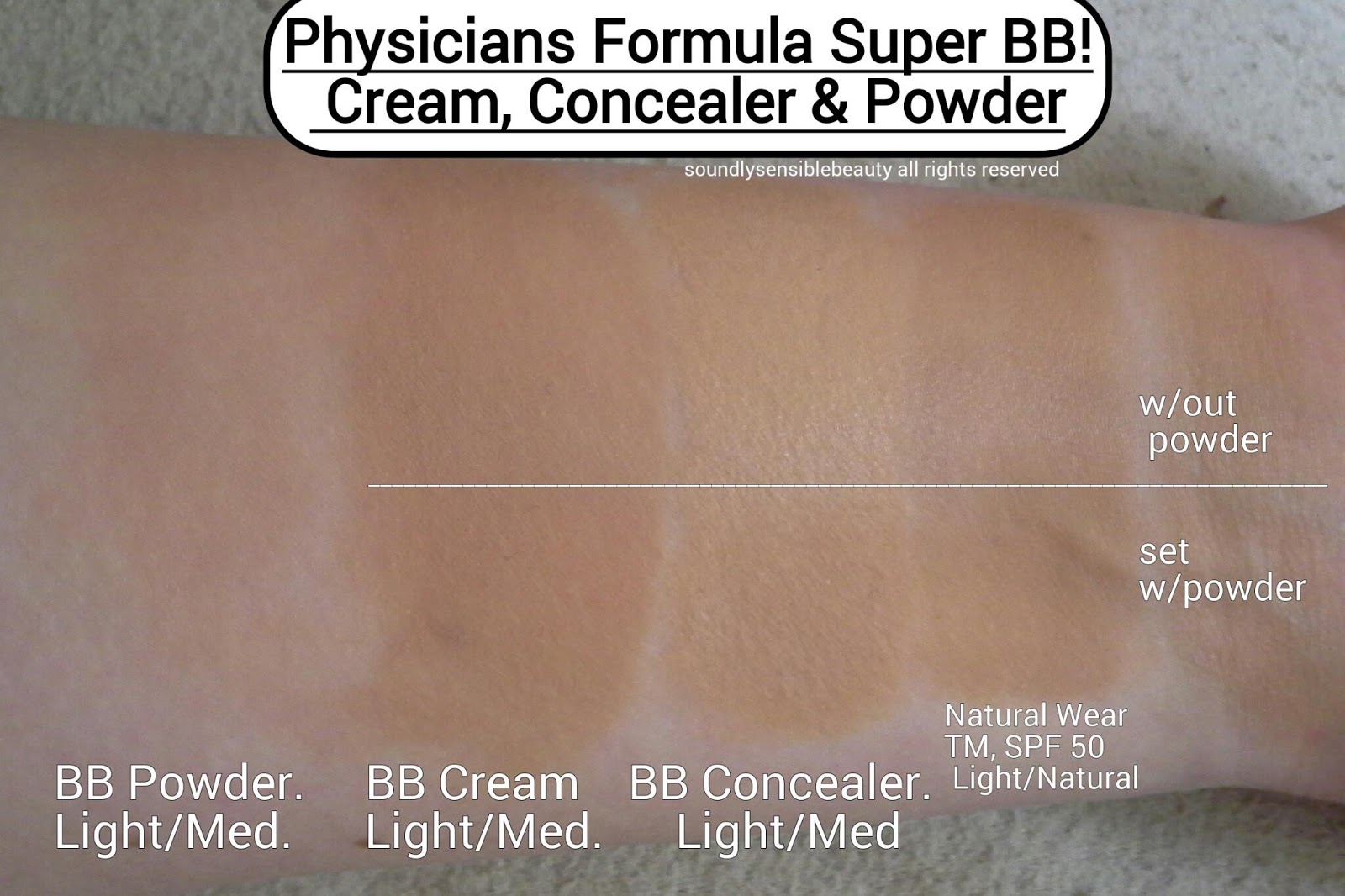Physicians Formula Super BB Beauty Balm Makeup Kit Review & Swatches