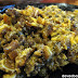 Sizzling sisig with egg at Delongtes