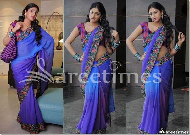 Hari_Priya_Blue_Georgette_Saree Hari_Priya_Blue_Georgette_Saree