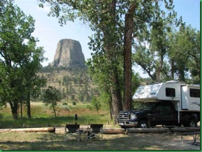 Devils tower campground Devils tower campground