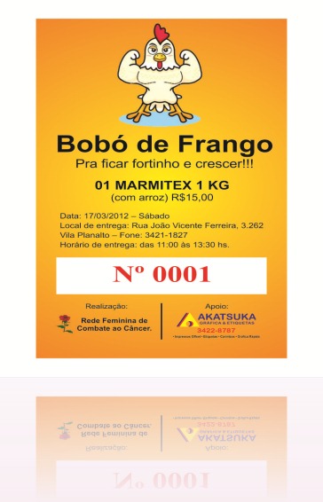 Convite Bobo de Frango