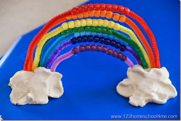 keep yoru pony bead threaded pipe cleaners in playdough to hold them up keep yoru pony bead threaded pipe cleaners in playdough to hold them up