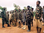Un groupe d'enfants recrutés dans un groupe armé (archive)/Photo Okapi
