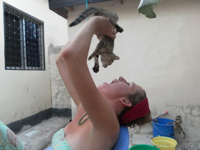 She's a kitten eater. Jerk.