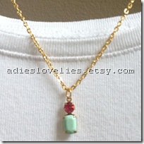 vintage stone necklaces 028