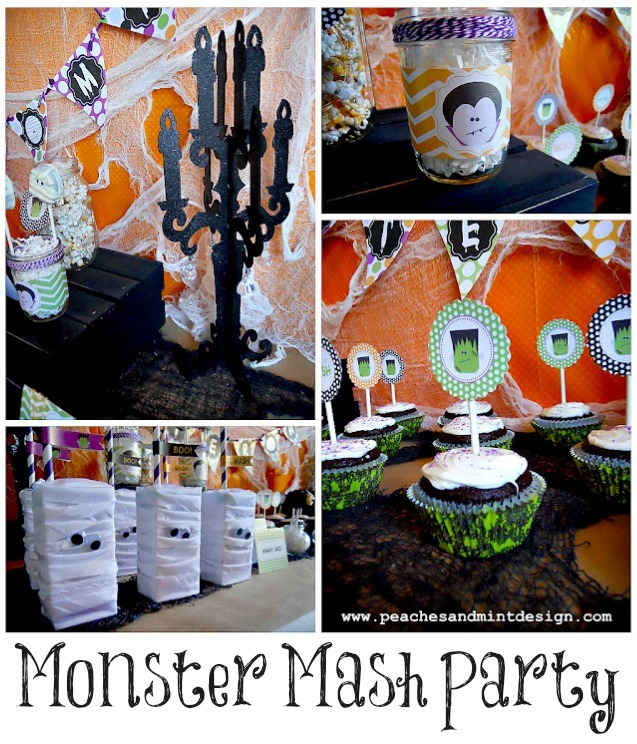 Monster Mash Party by Peaches and Mint
