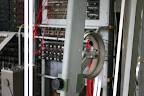 Paper input tape and controls of Colossus computing device