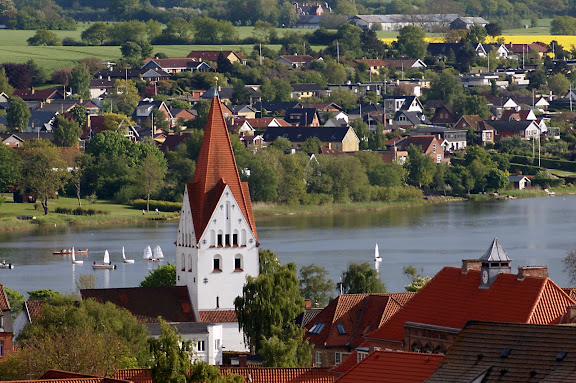 Haderslev Dam og Gl. Haderslev Kirke