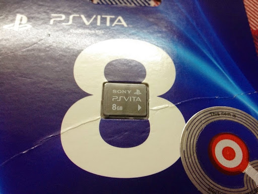 Thẻ nhớ PS Vita 8Gb FullBox chưa khui cần ra đi - 1