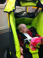 Wiped out after lunch in the city