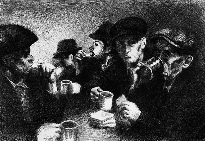Raphael Soyer, The Mission (1933) Raphael Soyer, The Mission (1933)