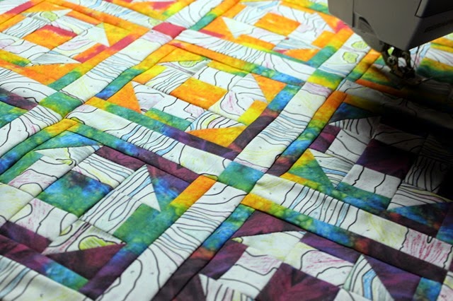 chubby churn dash quilt top