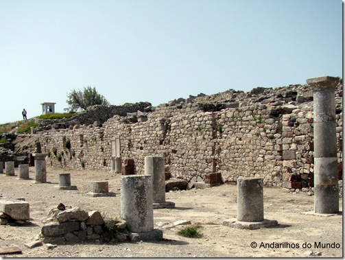 Ruínas de Ancient Thira Santorini