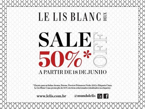 Maria Vitrine - Blog de Compras, Moda e Promoções em Curitiba.: Le Lis Blanc  – Liquidação Inverno 2011 com até 50% de desconto.
