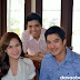 Hubby with Bea Alonzo and Diether Ocampo at The Swiss Deli Restaurant