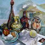 Stillleben I. Öl auf Leinwand. 30x40 cm. Copyright 2009 by O.Weinreich