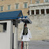 Back at Syntagma Square. The Evzones.