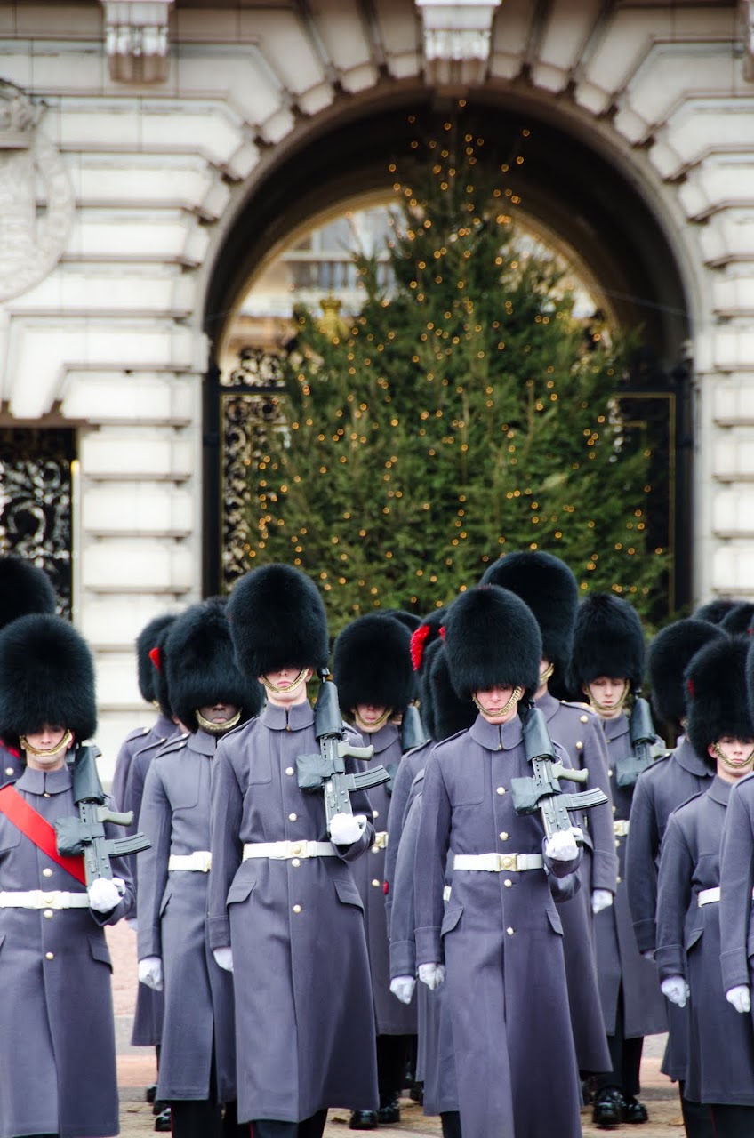 Changing of the guards Buckingham Palace