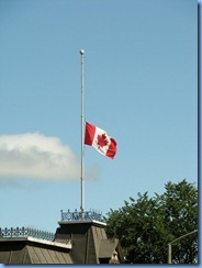5052 Michigan - Sault Sainte Marie, MI - St Marys River - Soo Locks Boat Tours - Canadian flag at half mast due to NDP Leader Jack Layton's death 5052 Michigan - Sault Sainte Marie, MI - St Marys River - Soo Locks Boat Tours - Canadian flag at half mast due to NDP Leader Jack Layton's death