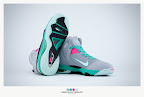 nike lebron 9 ps elite grey candy pink 9 36 sneakerbox LeBron 9 P.S. Elite Miami Vice Official Images & Release Date