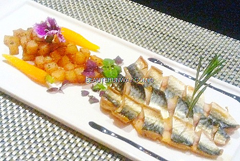 THE HALIA VALENTNE’S DAY Menu Grilled Atlantic mackerel saute potato thyme rosemary Singapore Botanic  Gardens