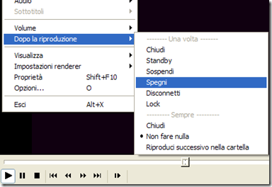 Media Player Classic spegnimento automatico del PC Media Player Classic spegnimento automatico del PC