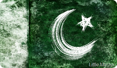 pakistani flag by little master