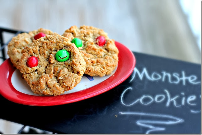 Peanut Butter M&M Monster Cookie2