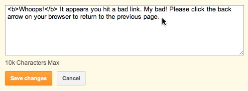 404 error page 404 error page