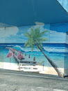 Flamingo Mural