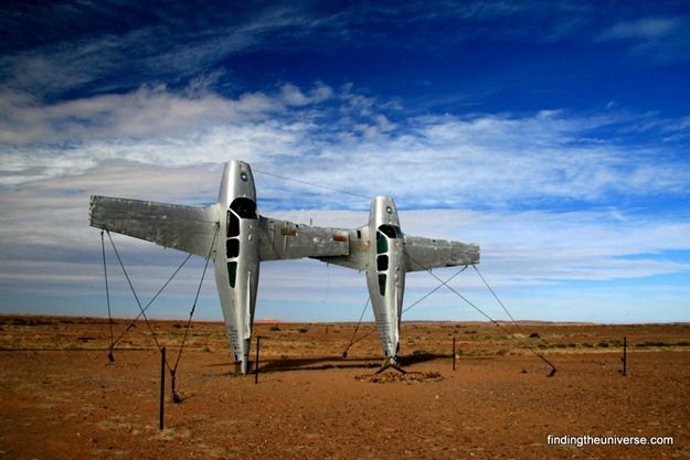 Planehenge sculpture - South Australia - Australia