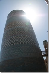 Minaret in Khiva