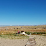Tianshan - Paysage sable et prairie