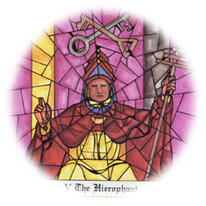 El Papa, Tarot de Cloister El Papa, Tarot de Cloister