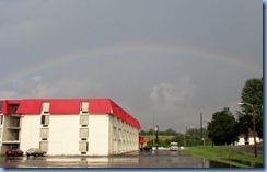 9952a Nashville, Tennessee - rainbow from our Best Western Opryland hotel