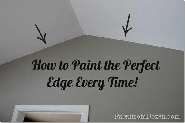 How to paint the perfect edge every  tme!