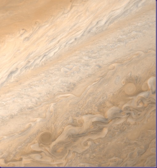Voyager pnoto of Jupiter