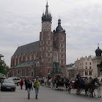 St Mary's church and the horse carts in the Rynek - Krakow.jpg St Mary's church and the horse carts in the Rynek - Krakow.jpg
