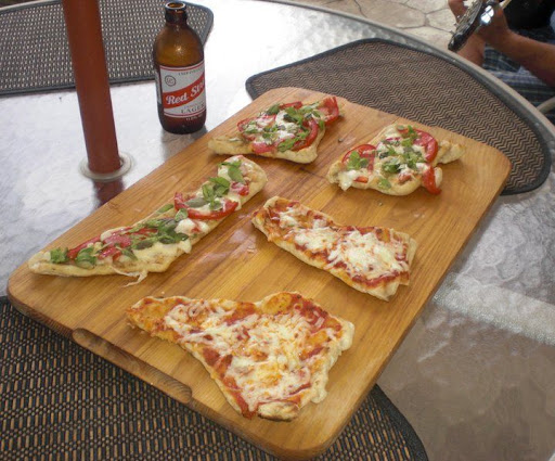 Kerry Pairs These Great Pizzas with Red Stripe Beer!!!