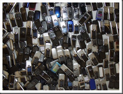 sample confiscated cell phones