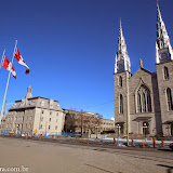 Torres pratedas - Catefral Notre-Dame - Ottawa, Ontário, Canadá