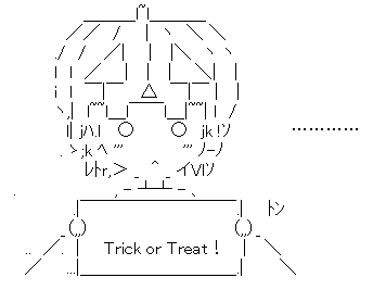 メッセージボード ［Trick or Treat！］